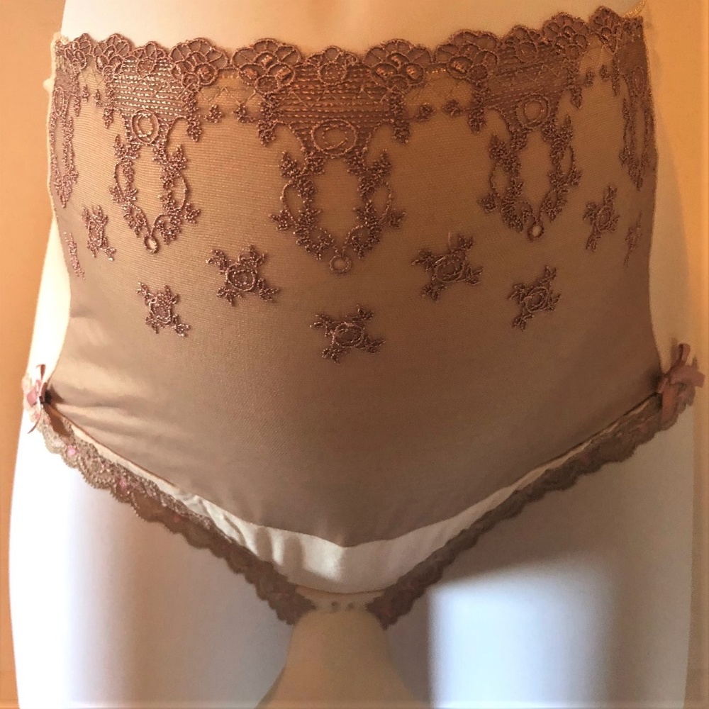 Maternity Brief with Lace 94% Bamboo